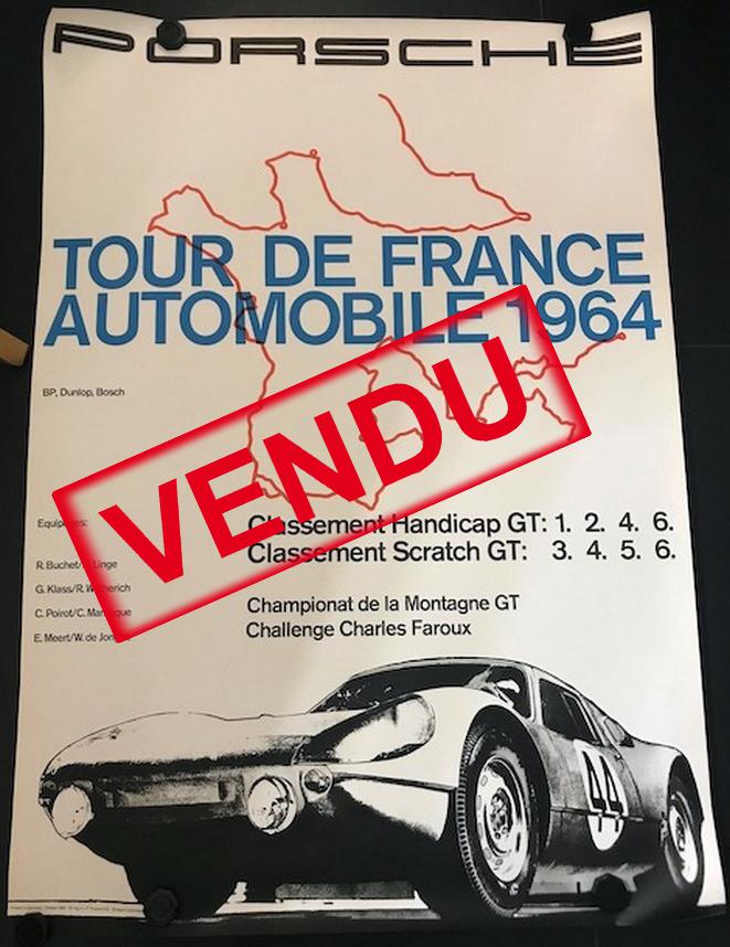PORSCHE Tour France Auto 1964 vendu